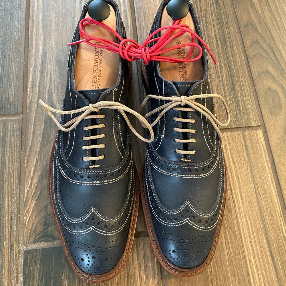 Allen Edmonds Neumok in Navy Blue - 9.5D